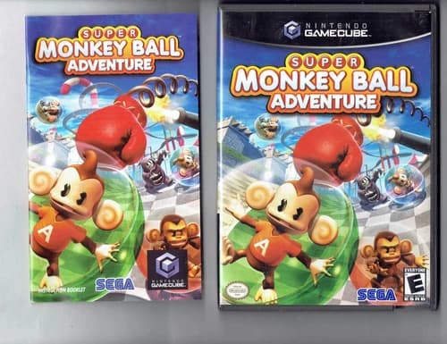 Nintendo GameCube Game Super Monkey Ball Adventure 100% complete