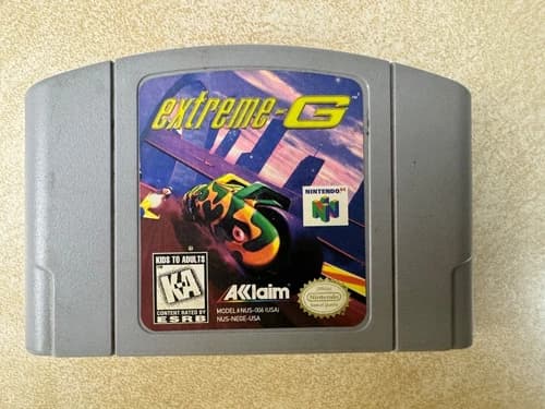 Extreme-G (Nintendo 64, 1997) N64 Authentic original owner Video game