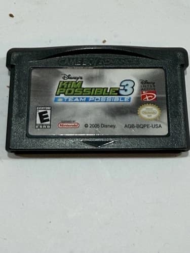 Disney's Kim Possible 3: Team Possible Nintendo Game Boy Advance GBA Video Game