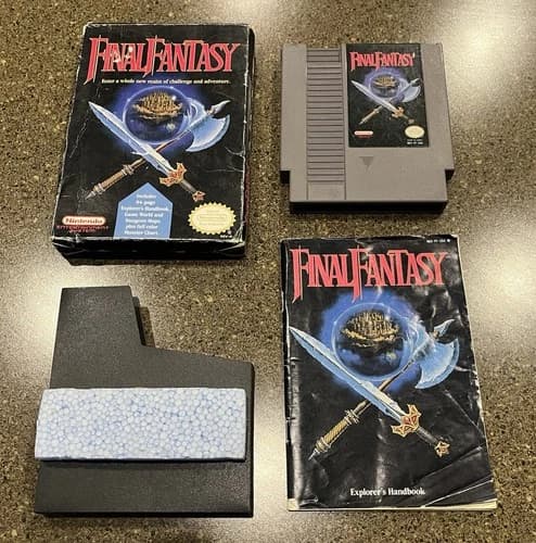 Final Fantasy (Nintendo NES, 1990) CIB