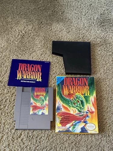 Dragon Warrior NES CIB Complete in Box, Tested, Great Condition