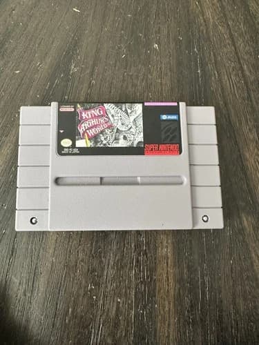 Super Nintendo SNES Game Only King Arthur’s World