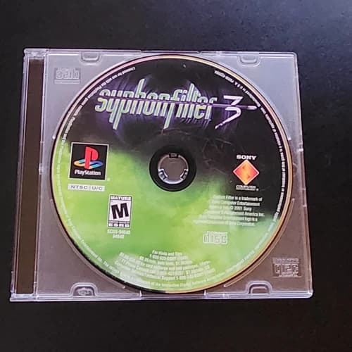 Syphon Filter 3 PlayStation 1 PS1 Game - Loose Disc, Tested