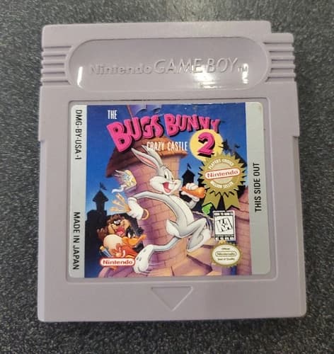 Bugs Bunny Crazy Castle 2 (Nintendo Game Boy, 1991) Cartridge Only