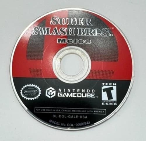 Super Smash Bros Melee Nintendo GameCube Disc Only Tested Working