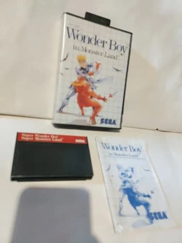 Wonder Boy in Monster Land (Sega Master System, 1988) CIB Tested