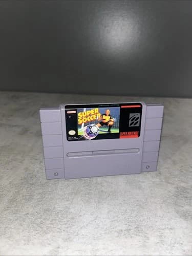 Super Soccer (Super Nintendo, 1992) SNES Tested Working Excellent Condition RARE