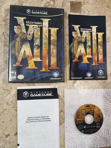 XIII THIRTEEN✨Nintendo Gamecube✨ USA Complete Nice Shape Hard To Find