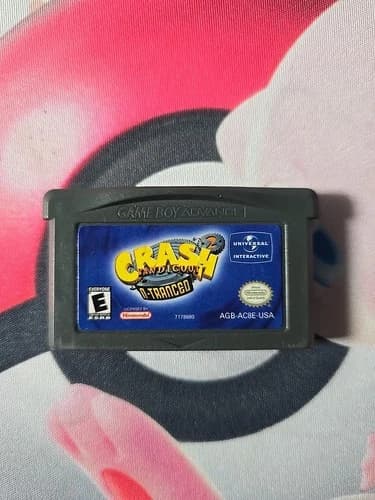 Crash Bandicoot 2 N-Tranced (Game Boy Advance) Authentic - Tested & Works