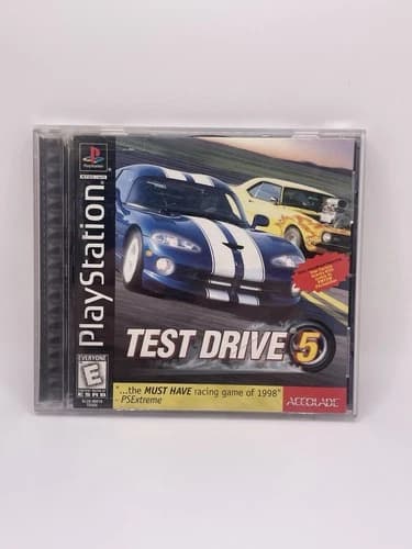 Test Drive 5 PS1 PlayStation 1 Complete CIB
