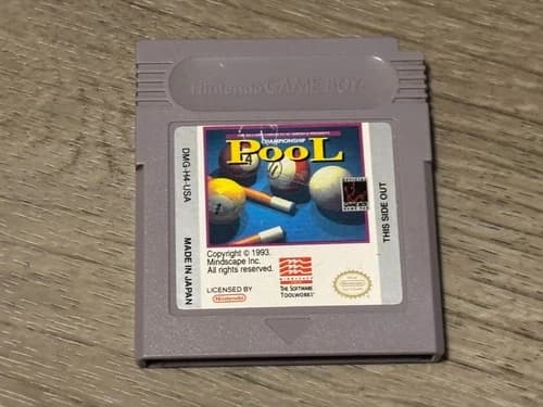 Championship Pool Nintendo Game Boy Cleaned & Tested Authentic