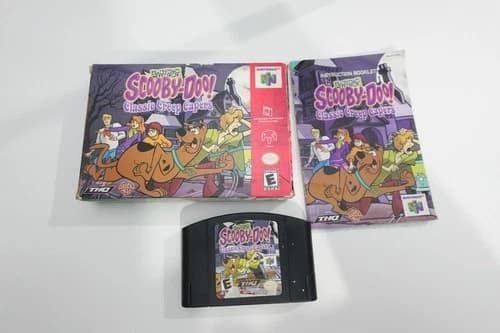 Scooby-Doo Classic Creep Capers N64 (Nintendo 64, 2001) CIB Complete in Box