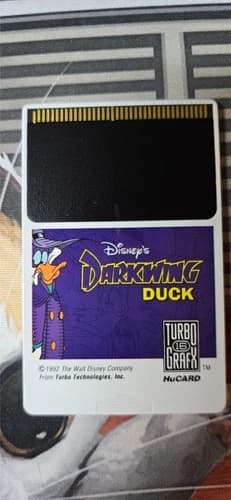 Disney's Darkwing Duck (TurboGrafx-16, 1992) Card Only