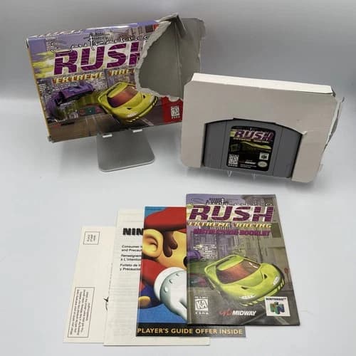 San Francisco Rush Extreme Racing (Nintendo 64 N64) Complete in Box CIB Read