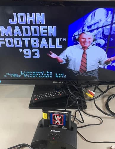 Tested Works Sega Genesis John Madden Football '93 Video Game Cartridge Only