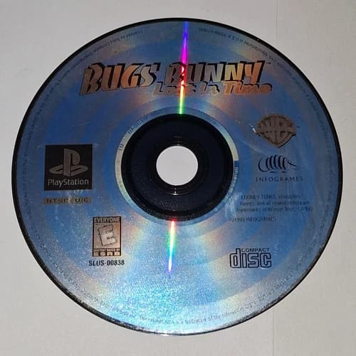 Bugs Bunny: Lost in Time (Sony PlayStation, 1999) Disc Only, Tested