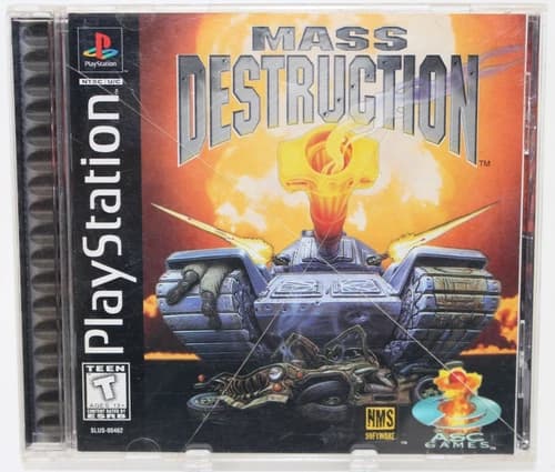 Mass Destruction PS1 PlayStation 1 - Complete CIB