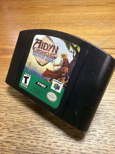 Aidyn Chronicles The First Mage Nintendo 64 N64 Cartridge Only Authentic