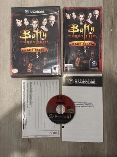 Buffy the Vampire Slayer: Chaos Bleeds (Nintendo GameCube, 2003) CIB - Tested