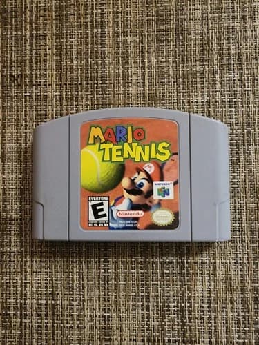 Mario Tennis N64 (Nintendo 64, 2004) Authentic VG Condition See Pic and Read