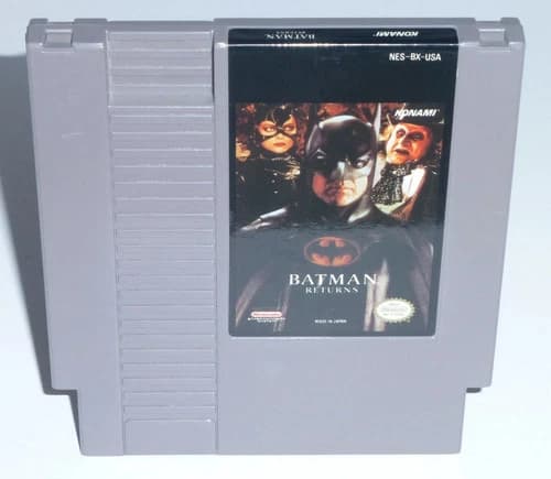 Batman Returns (Nintendo NES Authentic Game) Cleaned Tested Working