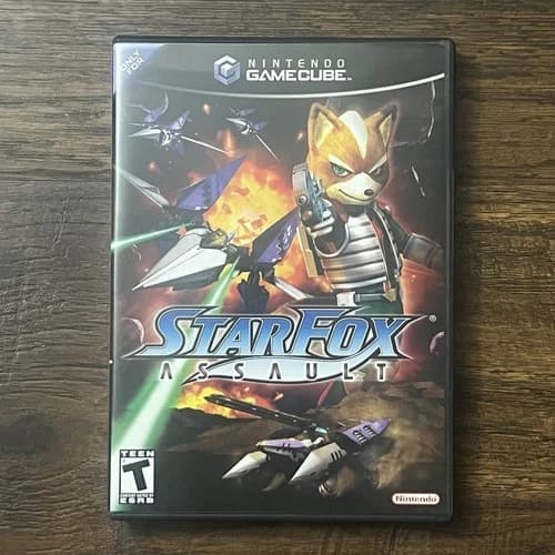 Star Fox Assault (Nintendo GameCube, 2005) CIB Complete w/ Manual BLACK LABEL