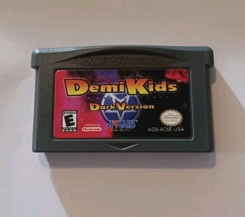 DemiKids Dark Version (Nintendo Game Boy Advance system) AUTHENTIC USA GBA GAME