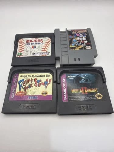 Mortal Kombat II for Sega Game Gear GG Cart Great Shape REN And Stimpy