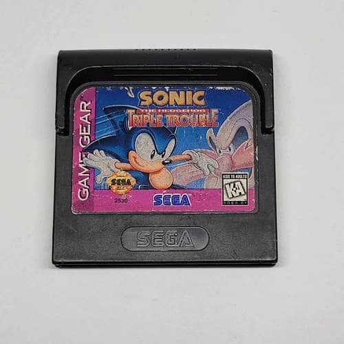 Sonic the Hedgehog: Triple Trouble (Sega Game Gear, 1994) - Cart Only - Tested