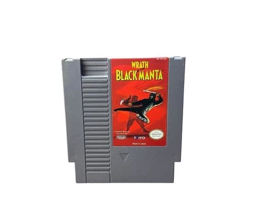 Wrath Of The Black Manta Nes Nintendo Cart Only Tested Working Authentic