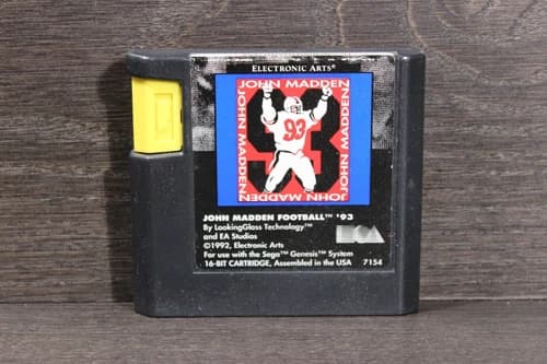 John Madden Football '93 (Sega Genesis, 1993) Game only