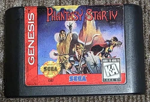 Phantasy Star IV Sega Genesis 1994 Authentic Game Cartridge Tested!