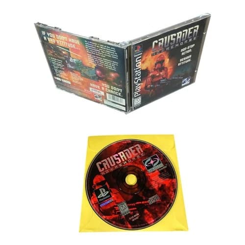 Sony PlayStation 1 PS1 CIB COMPLETE TESTED Crusader No Remorse