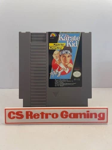 Karate Kid (Nintendo NES) Authentic Cleaned Tested Working