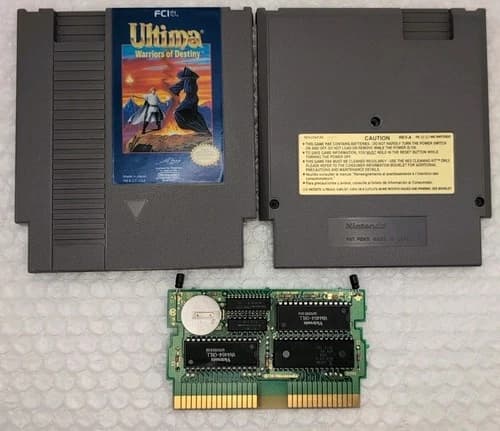 Ultima Warriors Of Destiny (Nintendo NES) Authentic - Good Battery - Pristine