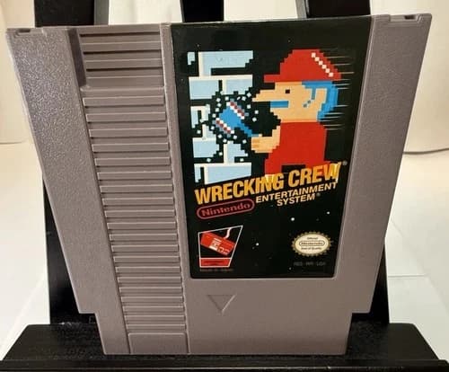 Nintendo Wrecking Crew NES AUTHENTIC Cartridge, TESTED, WORKS