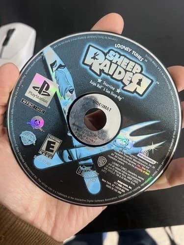 Looney Tunes Sheep Raider Sony PlayStation 1 PS1 Game 2001 Disc Only Tested
