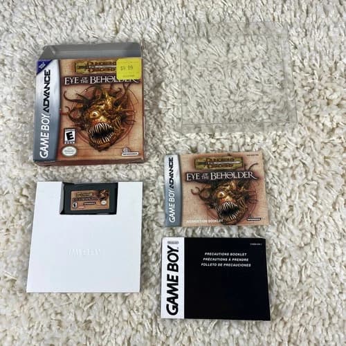 Dungeons & Dragons Eye of the Beholder (Gameboy Advance, 2002) CIB in Box Works