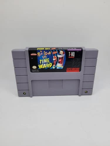Ren & Stimpy Show: Time Warp - Super Nintendo - Nice Label - Tested - Fast Ship!