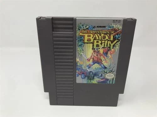 The adventures of Bayou Billy - Nintendo Entertainment System NES - Game Cart