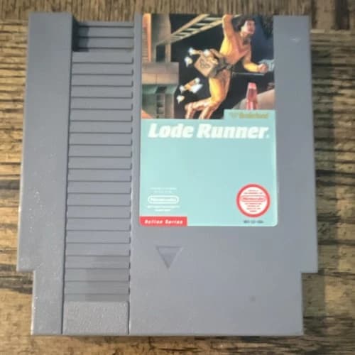 Broderbund Lode Runner Nintendo NES Game Cartridge NTSC-U/C 1987