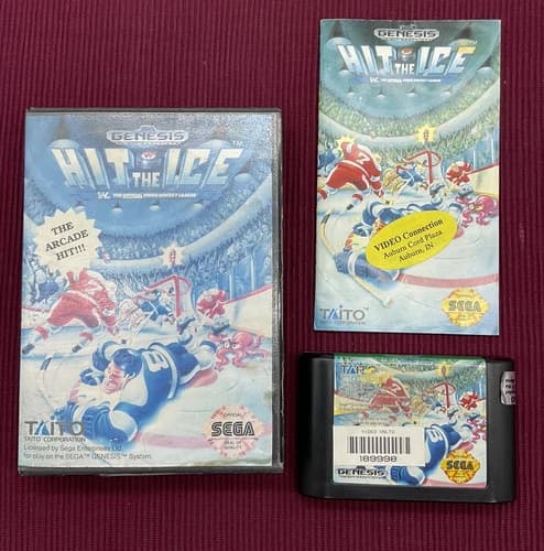 Sega Genesis--Hit the Ice--READ!