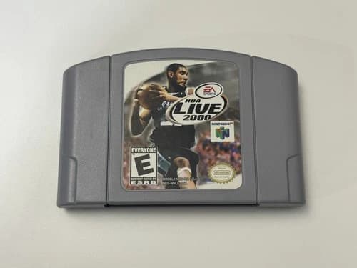 NBA Live 2000 Only Nintendo 64 (N64) Cleaned And Tested
