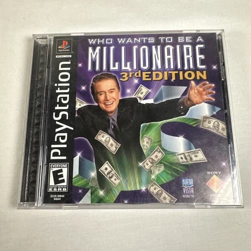 Who Wants To Be A Millionaire: 3rd Edition - PlayStation PS1 Disc Resurfaced