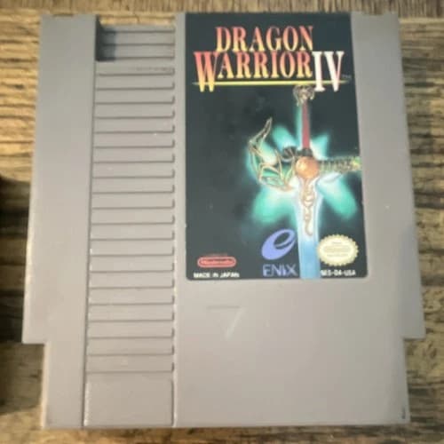 Enix Dragon Warrior IV Nintendo NES Game Cartridge NTSC-U/C