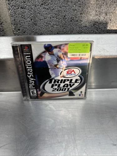 Triple Play 2001 Sony PlayStation 1 PS1 - Complete In Box