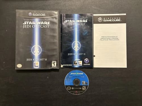 Star Wars: Jedi Knight II -- Jedi Outcast (Nintendo GameCube, 2002) CIB Complete