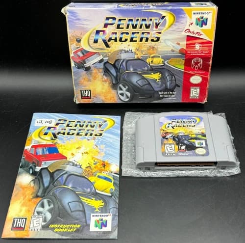 Penny Racers Nintendo 64 N64 CIB Complete W/ Manual Authentic THQ