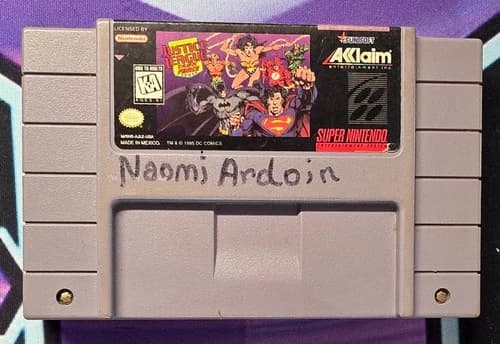 Justice League Task Force SNES Cartridge Only