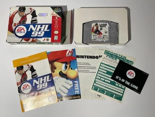NHL 99 Nintendo 64 N64 CIB Complete